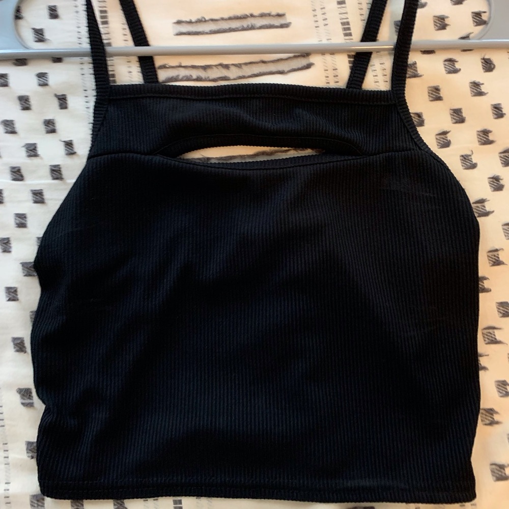NastyGal Cropped Cutout Tank